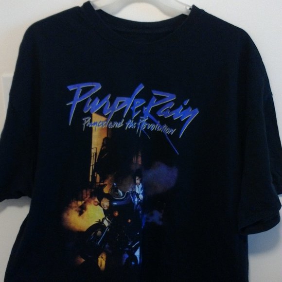 NWOT purple rain men's t-shirt vintage nonproduction single thread size 2x - Picture 3 of 4